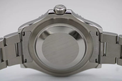 Rolex Yacht - Master Steel Platinum Blue Dial Automatic Watch - Master Copy