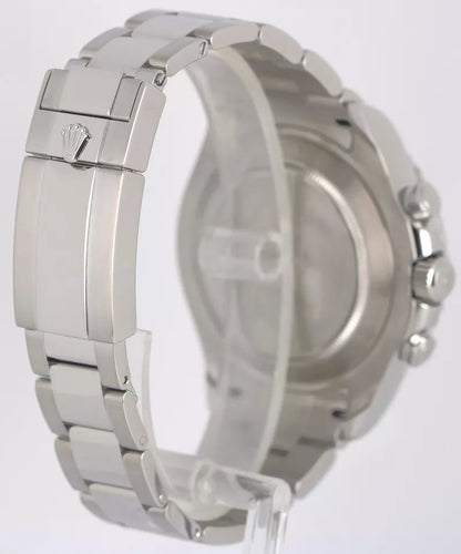 Rolex Yacht-Master II BLUE HANDS Stainless Steel White Watch - Master Copy